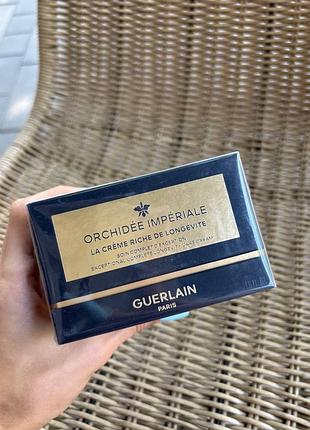 Люксовий крем для обличчя guerlain orchidee imperiale la crème riche de longevity