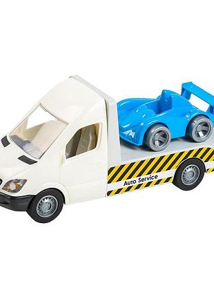 Іграшка дитяча tigres mercedes-benz sprinter евакуатор 1:24 білий (39660)