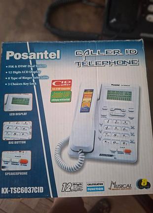 Стаціонарний телефон posantel kx-tsc6037cid caller id
