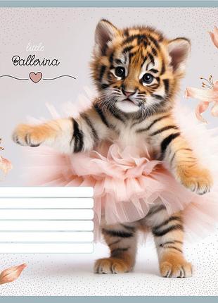 Тетрадь ученическая "балерина" 012-959050k-4 в клетку, 12 листов