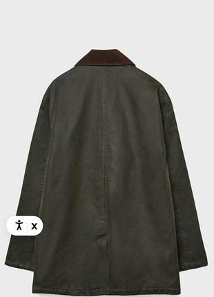 Вощена куртка stradivarius 2