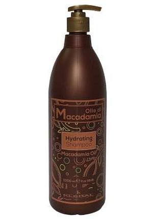 Увлажняющий шампунь с маслом макадамии kleral system olio di macadamia hydrating shampoo, 1000 мл.