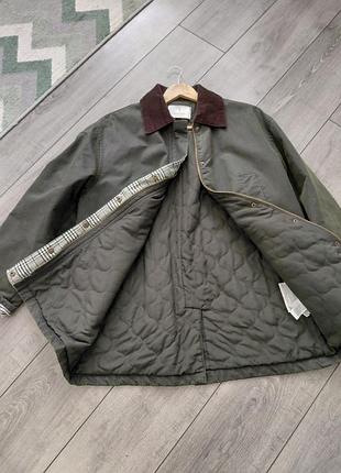 Вощена куртка stradivarius 9