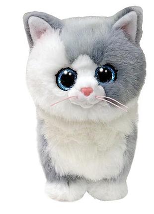 Мягкая игрушка 37411 beanie babies серая кошка "фурли" 15 см ty