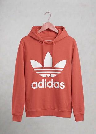 Худі жіноче adidas коралове з логотипом