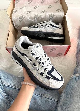 Кроссовки nike p-6000 blue silver gore-tex termo 💧 влагозащита и термо ❄️ арт 0455