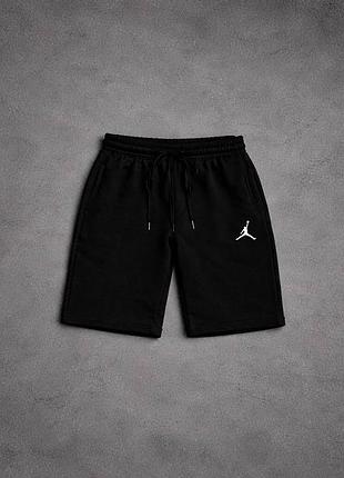 Чоловічі шорти jordan чорні повсякденні на літо джордан xxl (b)