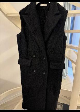 Жилетка жіноча ann demeulemeester подовжена чорна