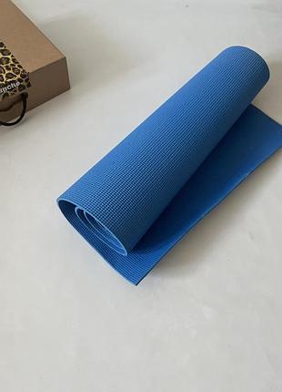 Килимок для йоги та фітнесу yogamat синій