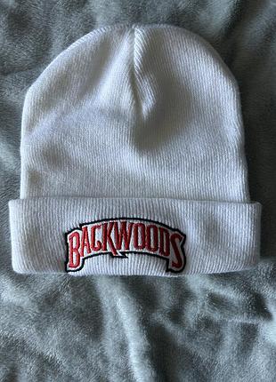 Шапка унісекс backwoods біла