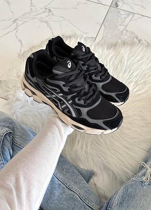 Кросівки asics gel-nyc black cream gore-tex termo  💧 вологозахист та термо ❄️  арт 5092