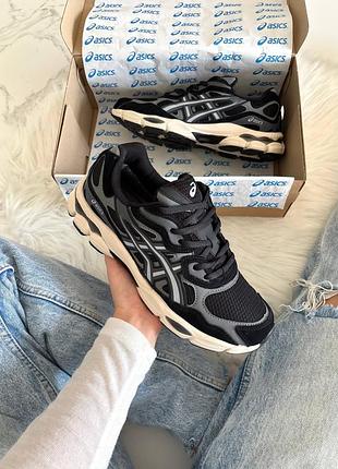 Кроссовки asics gel-nyc black cream gore-tex termo 💧 влагозащита и термо ❄️ арт 5092