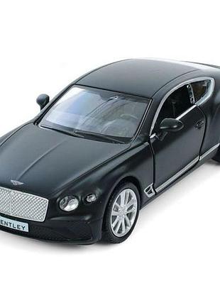 Машина автосвіт bentley continental gt 2018 інерційна металева чорна (as-3132)