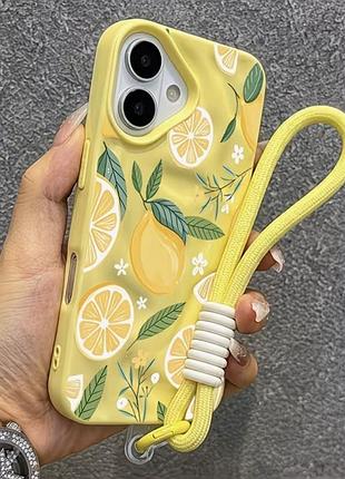 Чохол apple iphone 17 pro max лимон