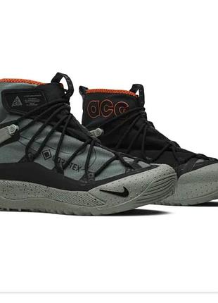 Кросівки чоловічі nike acg terra antarktik сірі з чорним