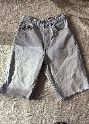Джинсові шорти жіночі levi’s світлі xs