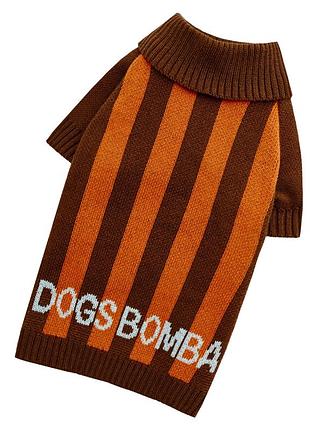 Светр в'язаний dogs bomba шоколад y-407