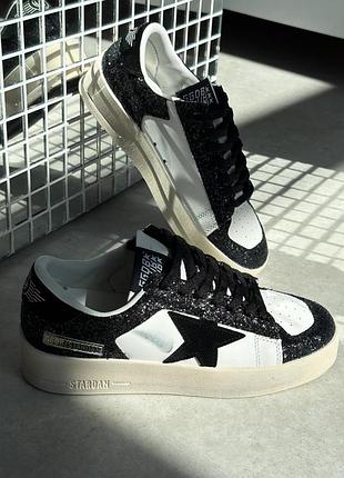Кеди golden goose ggdb stardan black white