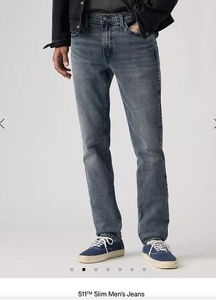 Нові чоловічі джинси levi’s