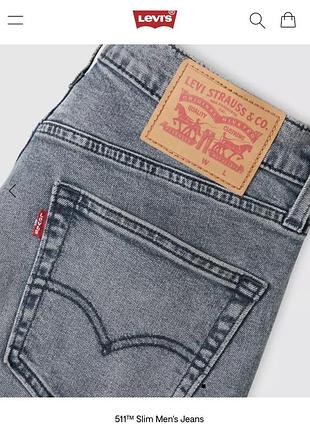 Нові чоловічі джинси levi’s 4
