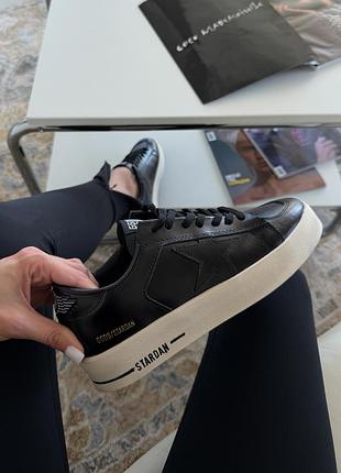 Кеди golden goose ggdb stardan black white
