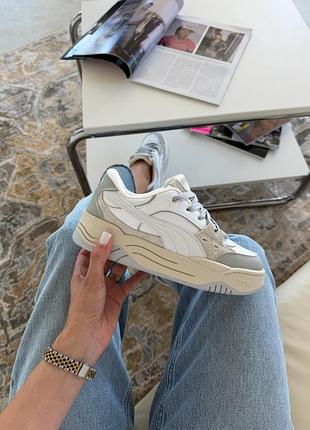 Кросівки puma 180 grey white 3