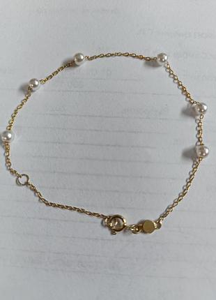 Серебряный браслет с пробой s925 5