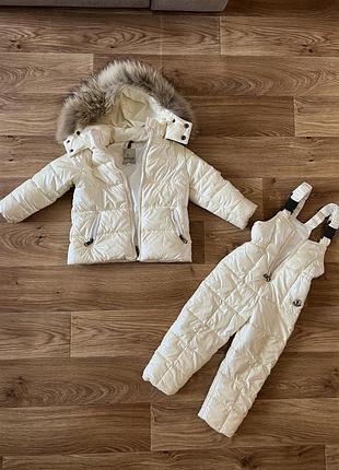 Зимовий комбінезон moncler для дівчинки