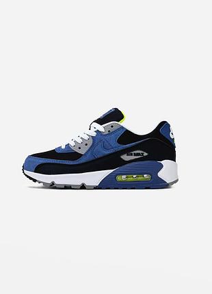 Nike air max 90 black/atlantic blue/white 4