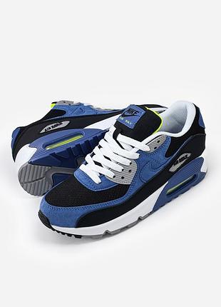 Nike air max 90 black/atlantic blue/white 7