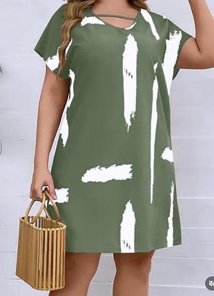 Сукня в принт shein 3xl