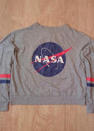 Кофта женская свитшот h&amp;m nasa