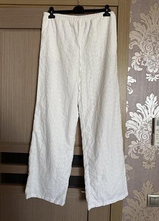 Довгі мереживні брюки shein l 4