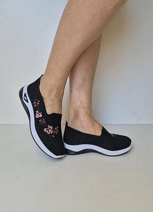 Мокасини 41-42 р стрейтчиві 5
