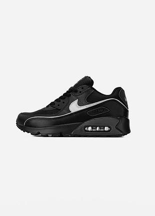Nike air max 90 reflective black 4