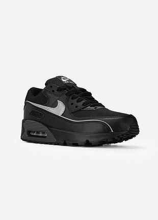 Nike air max 90 reflective black 7