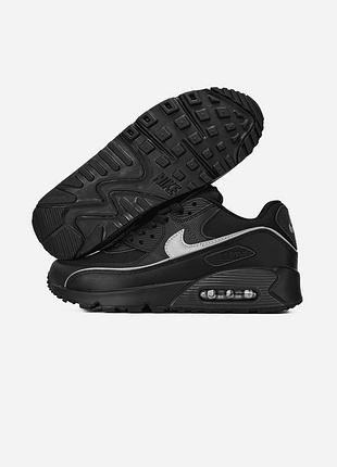 Nike air max 90 reflective black