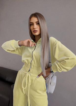 Велюровый костюм двойка 6