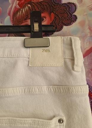Джинси жіночі zara білі 3