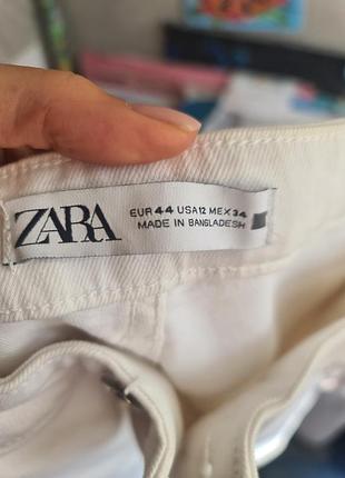 Джинси жіночі zara білі 4