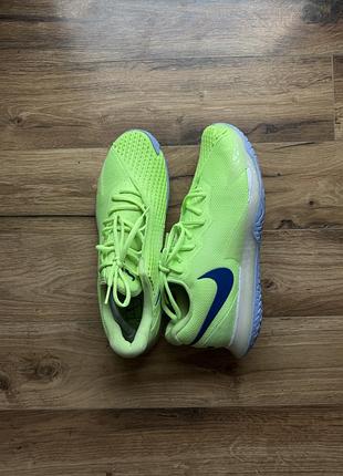 Кросівки чоловічі nikecourt zoom vapor cage 4 rafa tennis салатові 45