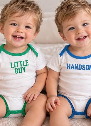 Боді (набір 2шт.) для хлопчиків carters білий 12м (до 78см)