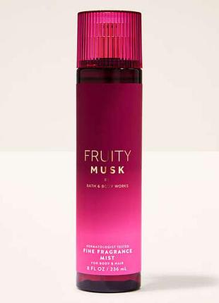 Парфумований спрей bath & body works fruity musk 236 мл для жінок