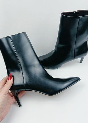 Брендовые ботинки на маленькой шпильке 38р. от h&amp;m (Эч энд эм)