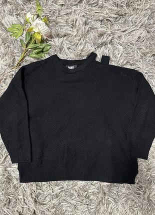 Джемпер с открытым плечом dkny