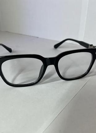 Окуляри chrome hearts чорні 2