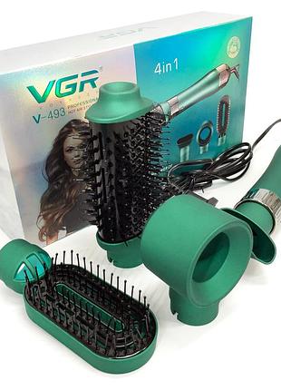 Фен с ионизацией для укладки vgr v-493 1000вт, профессиональный фен с ионизацией и термозащитой or-11