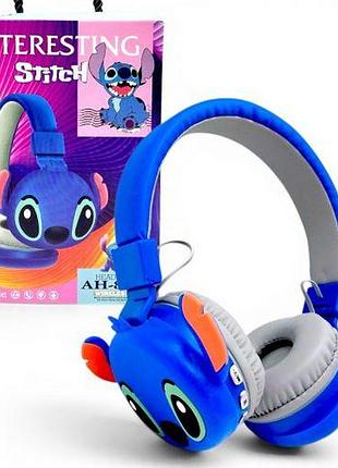 Детские наушники "стич / stitch" (синие)