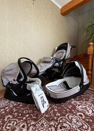 Детская коляска сhicco 3 в 1 trio activ3 top