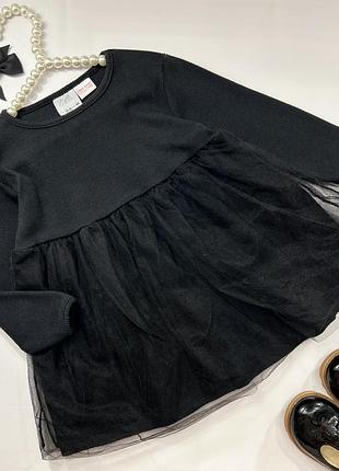 Чорна сукня zara 12-18 м 5